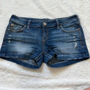 Denim shorts